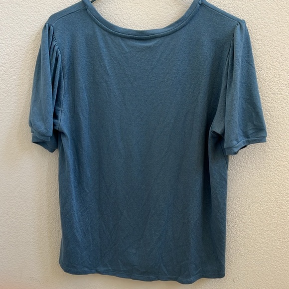 MOD REF short sleeves teal blue top XL - Picture 5 of 5